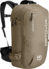 Brauner Ortovox Wanderrucksack mit Trägern und Markenlogo.