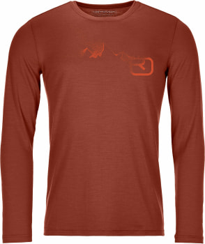 Ortovox 185 Merino Logo Spray Langarmshirt