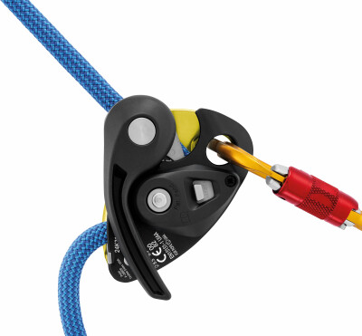Petzl GriGri + Sicherungsgerät mit Bremsunterstützung