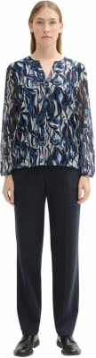 Tom Tailor TOM TAILOR Mesh Alloverpri. Női L/S póló
