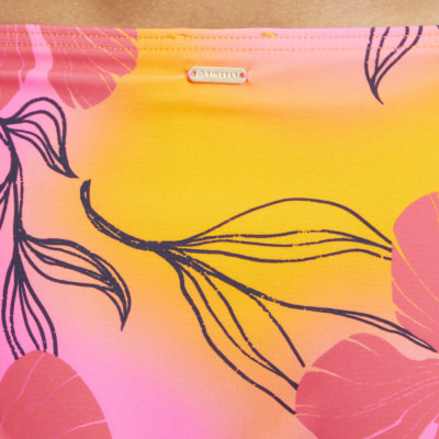 Firefly Mari Painted Flower Triangle Bikini-Set