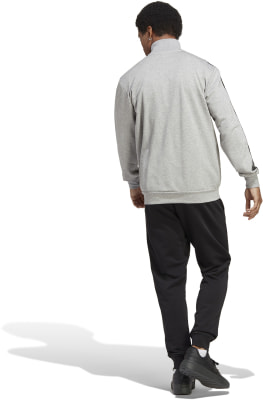 adidas Basic 3-Streifen French Terry Trainingsanzug