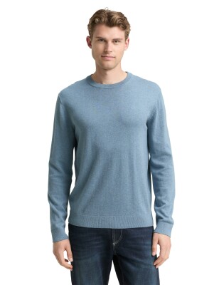 Tom Tailor Basic Crewneck férfi pulóver Tom Tailor Basic Crewneck férfi pulóver