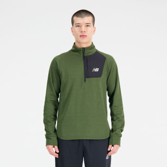 Heat Grid Midlayer mit Half-Zip