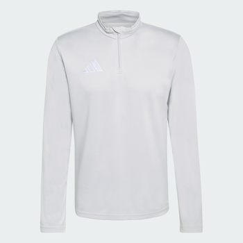 Weißes Herren-Langarmshirt mit Adidas-Logo.