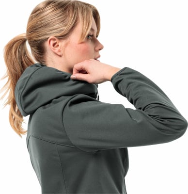 Jack Wolfskin Windhain Softshelljacke mit Kapuze