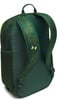 Grüner Rucksack mit Camouflage-Muster und Under Armour-Logo.