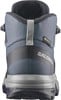 Rückansicht eines Salomon Wanderschuhs mit Gore-Tex-Technologie.