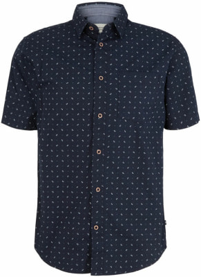 Tom Tailor Printed Shirt férfi rövid ujjú ing