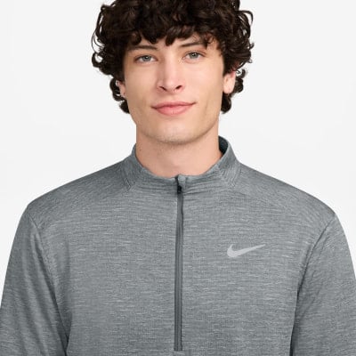 Nike Element langarm Laufshirt mit Halfzip