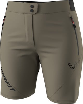 Herren-Khaki-Shorts mit schwarzem Logo und Reißverschlüssen an den Taschen. Herren-Khaki-Shorts mit schwarzem Logo und Reißverschlüssen an den Taschen.