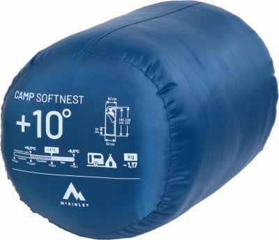 McKINLEY Camp SoftNest 10 Deckenschlafsack, +15/+10/0