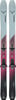 Dynafit-Ski mit rosa und grauen Elementen und schwarzer Bindung.