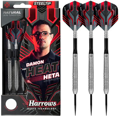 Harrows Damon Heta Natur 3er-Set Steel Dartpfeile Harrows Damon Heta Natur 3er-Set Steel Dartpfeile
