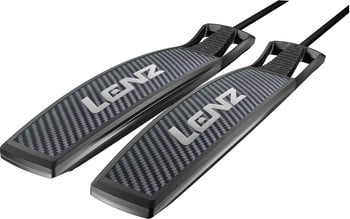 Zwei Lenz Heizsohlen mit Carbon-Optik.