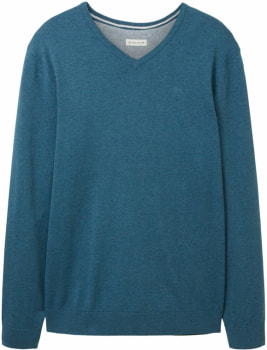 Tom Tailor TOM TAILOR Basic V-Neck férfi pulóver