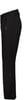 Schwarze Outdoorhose mit Reißverschlusstasche und Knieverstärkung.