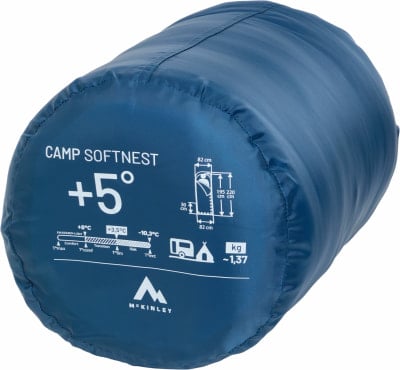 McKINLEY Camp SoftNest 5 Deckenschlafsack, +10/+5/-10