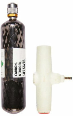 Carbon-Kartusche inklusive Auslösegriff