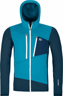 Ortovox Fleece Grid Fleecejacke mit Kapuze