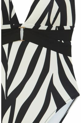 French Connection Louise Badeanzug mit Gürtel French Connection Louise Badeanzug mit Gürtel