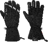 Schwarze Winterhandschuhe mit Reflektoren und VAUDE Logo.