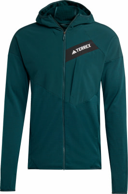 adidas Terrex Techrock CLIMAWARM+ Wind Fleecejacke mit Kapuze