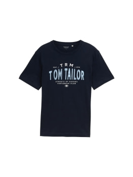 Tom Tailor Printed Slub férfi póló