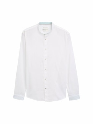 Tom Tailor TOM TAILOR Cotton Linen ffi. L/S póló