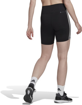 adidas Training Essentials 3-Streifen High-Waisted kurze Tights