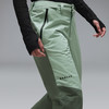 Damen-Skihose von Oakley in Hellgrün mit dunklerem Einsatz.