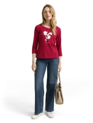 Tom Tailor Crew Neck FrontPrint női póló Tom Tailor Crew Neck FrontPrint női póló