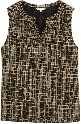 Tom Tailor V-Neck Alloverprint női felső