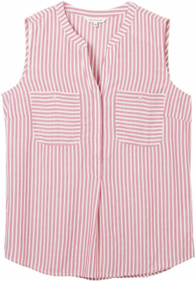 Tom Tailor Striped női ujjatlan blúz