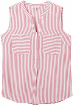 Tom Tailor Striped női ujjatlan blúz