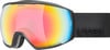 Uvex Skibrille mit farbiger Spiegellinse und Logo.