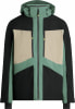 Grüne McKinley Herren-Skijacke mit beige und schwarzen Einsätzen.