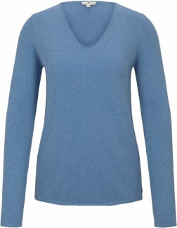 Basic V-Neck női pulóver