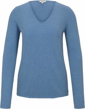 Tom Tailor Basic V-Neck női pulóver