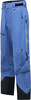 Blaue Skihose mit schwarzen Details und Peak Performance Logo.