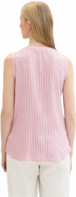 Tom Tailor Striped női ujjatlan blúz