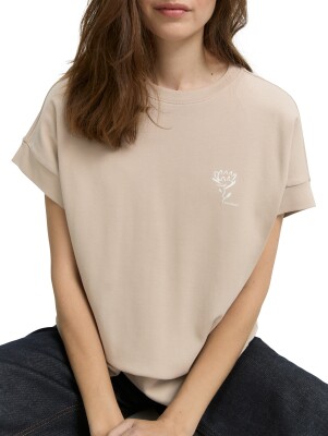 Tom Tailor Crew Neck Chest női póló