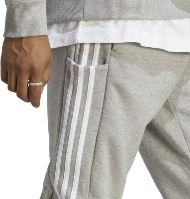 adidas Essentials French Terry Tapered Cuff 3-Streifen Jogginghose