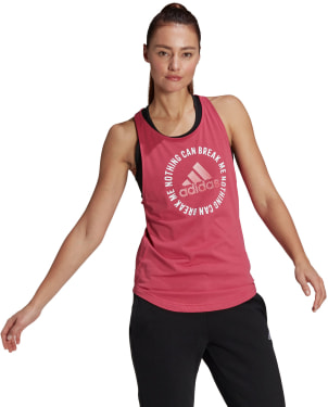 Power Slogan Graphic Tanktop