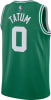 Grünes Basketballtrikot mit dem Namen TATUM und der Nummer 0.