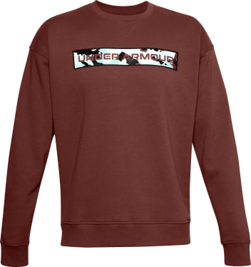 Rival Fleece Camo Oberteil mit Rundhalsausschnitt und Schriftzug