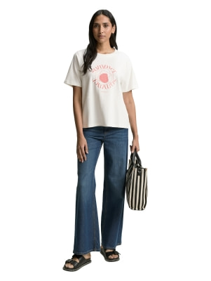 Tom Tailor TOM TAILOR Boxy Crew Neck Női póló