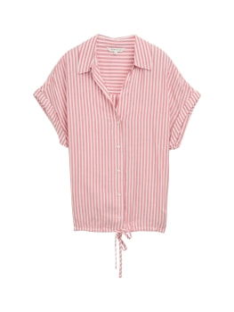 Tom Tailor TOM TAILOR Blouse Striped Női rövid ujjú blúz