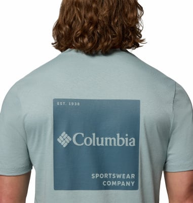 Columbia CSC Logo Back Tee T-Shirt kurzarm 100%org.BW