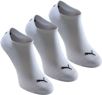 Puma Invisible sada 3 párů nízkých ponožek